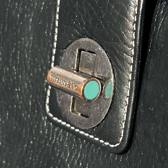 Tiffany & Co. Bi-fold long wallet leather black - Picture 3 of 7